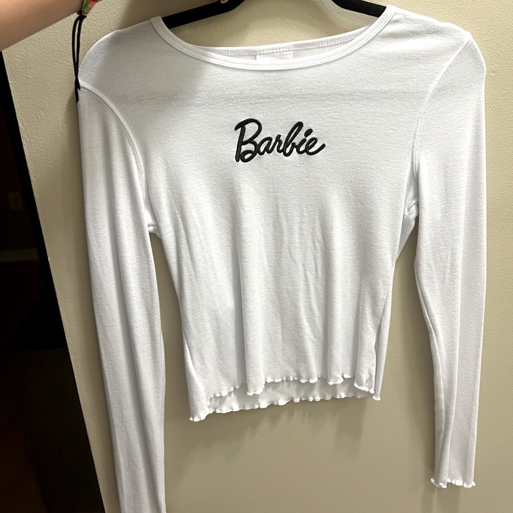 Forever 21 Barbie Cropped long sleeve